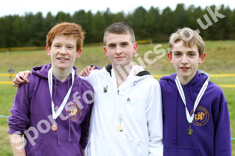 Under-15 Boys first three